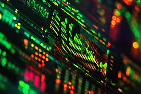Tableau de bord analytique avec graphiques financiers